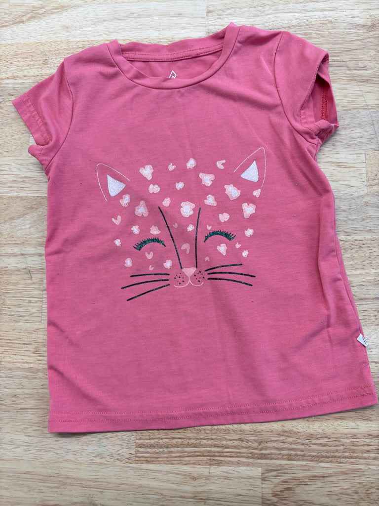 Ripzone T-Shirt – Size 2T (Pink, Cat Graphic)