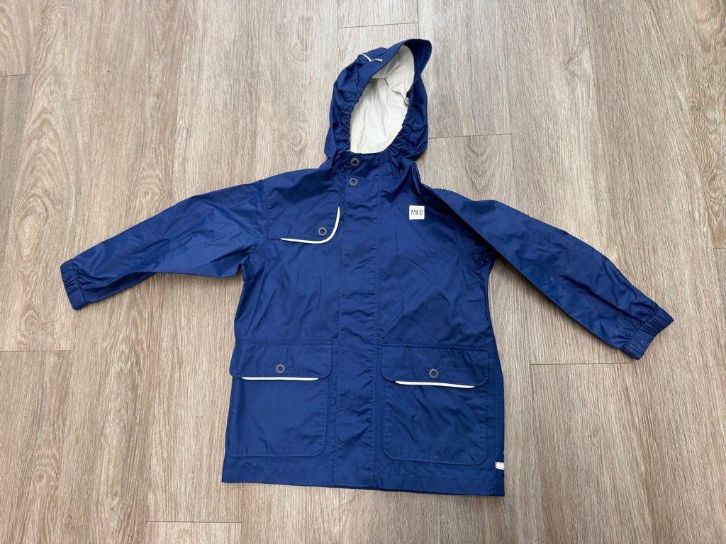 MEC Heritage Rain Jacket – 5 | Navy Blue Seam-Sealed - Nest and Sprout-Consignment