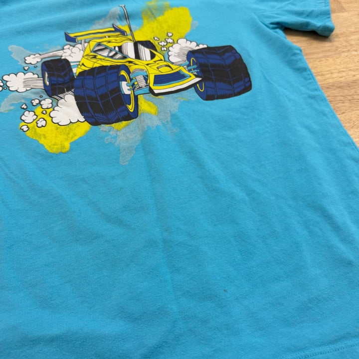 The Children's Place Graphic T-Shirt – 10/12 | Race Car Print | Play - Nest and Sprout-Consignment