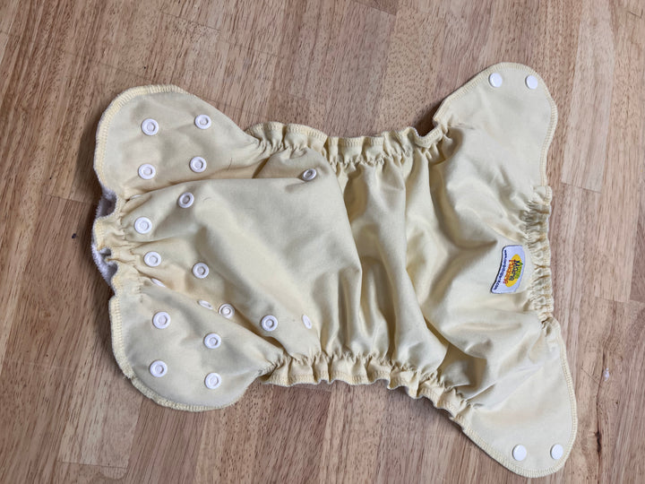 AMP One Size Pocket Diaper (Butter Yellow)