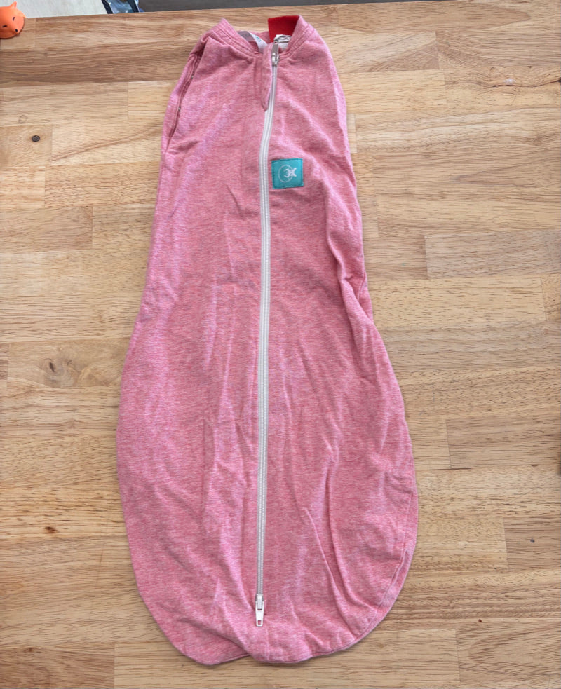 ErgoCocoon Swaddle – Heathered Pink (0-3M)
