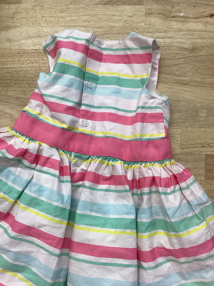 Carters 24M Dress – Pink/Blue/Yellow Striped