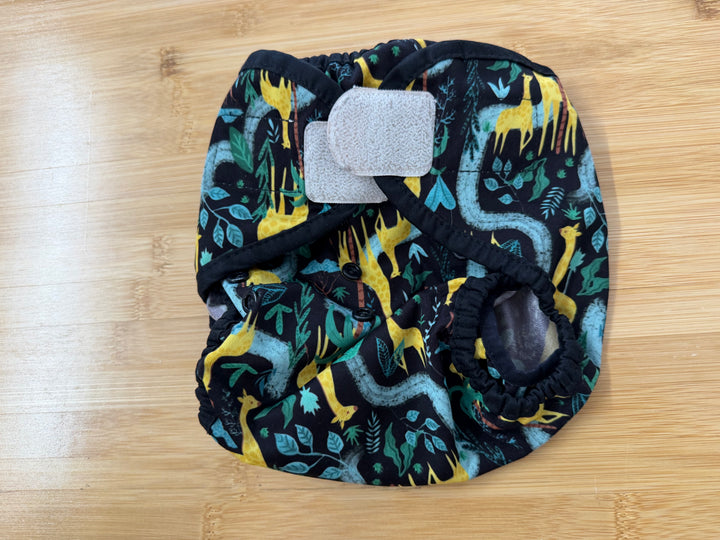 Thirsties Giraffe Diaper Cover – Size 2 | Velcro Snap | Play