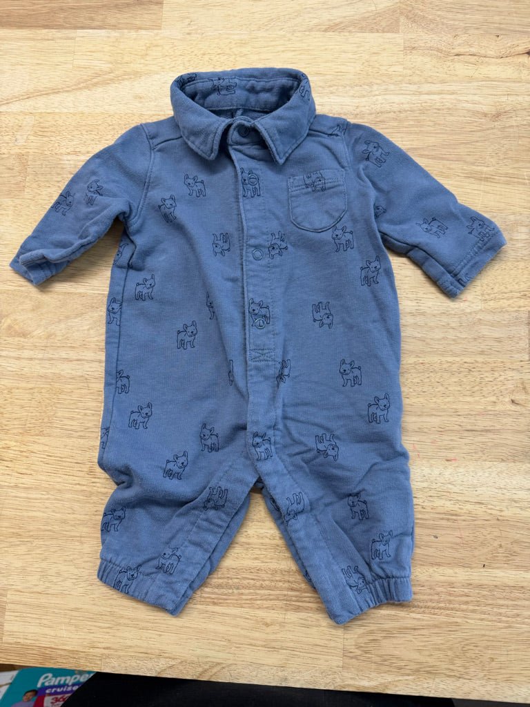 Child of Mine by Carter’s Puppy Romper | Size 0–3M - Nest and Sprout - Consignment