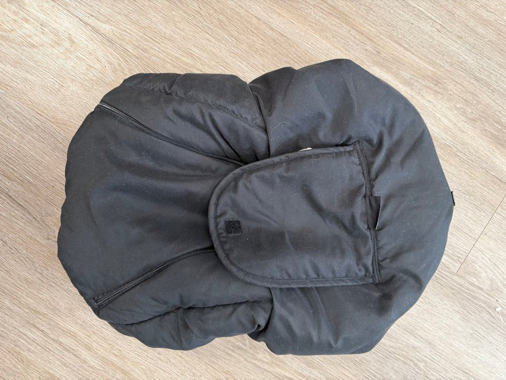 Jolly Jumper Winter Car Seat Cover Fleece Shower Cap Style - Nest and Sprout - Consignment
