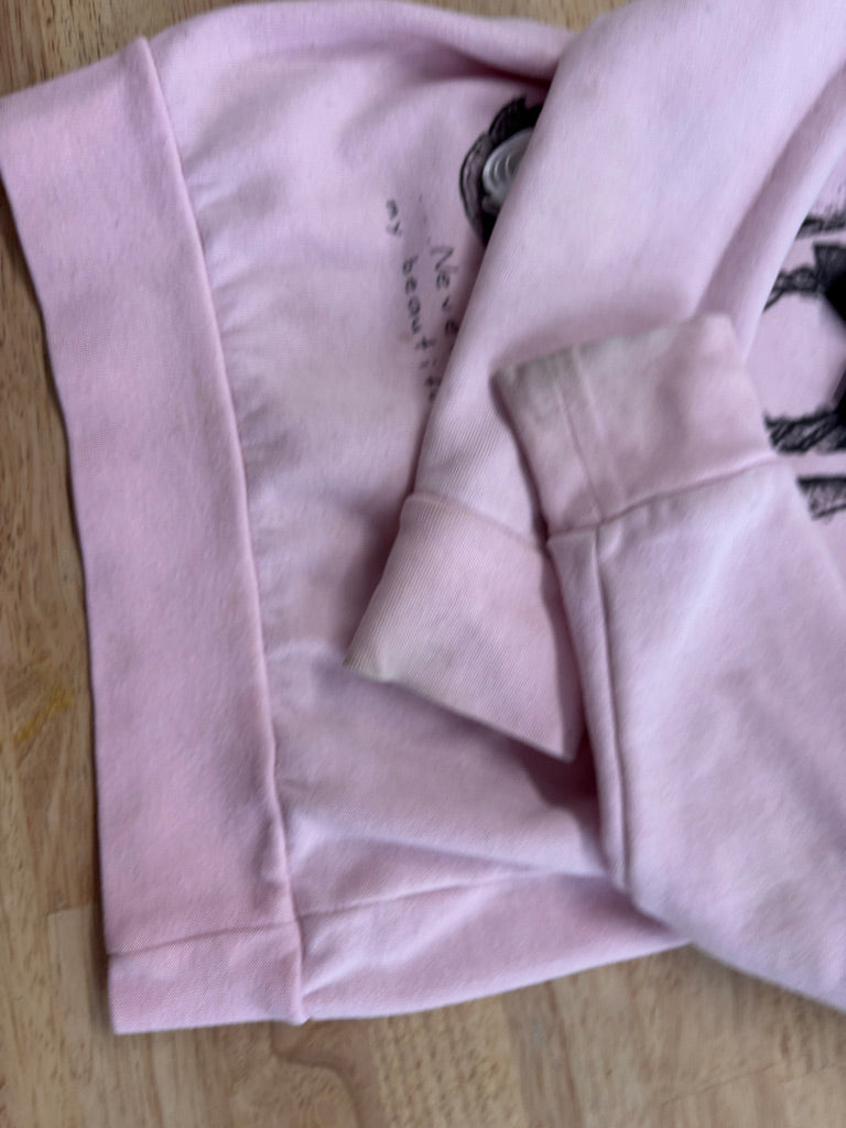 Pink Angel Size 6 Ballerina Sweatshirt (Stained Cuffs)