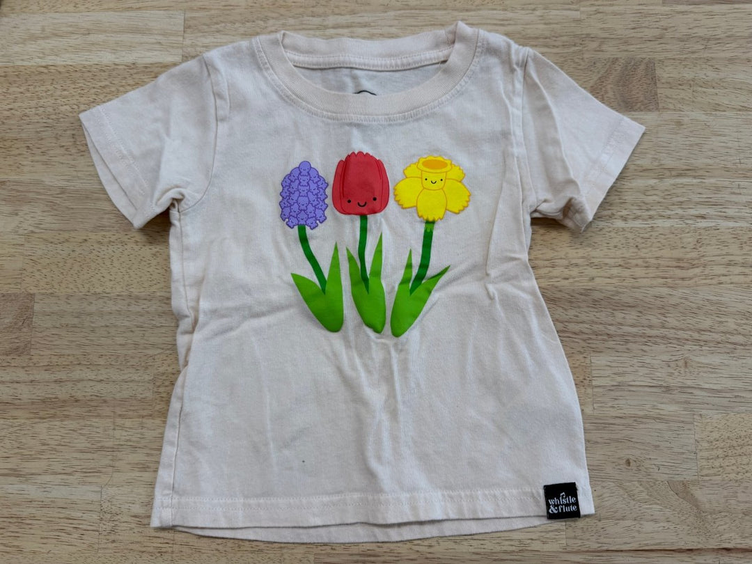 Whistle and Flute Floral Shirt – 1–2Y | Cream | Play