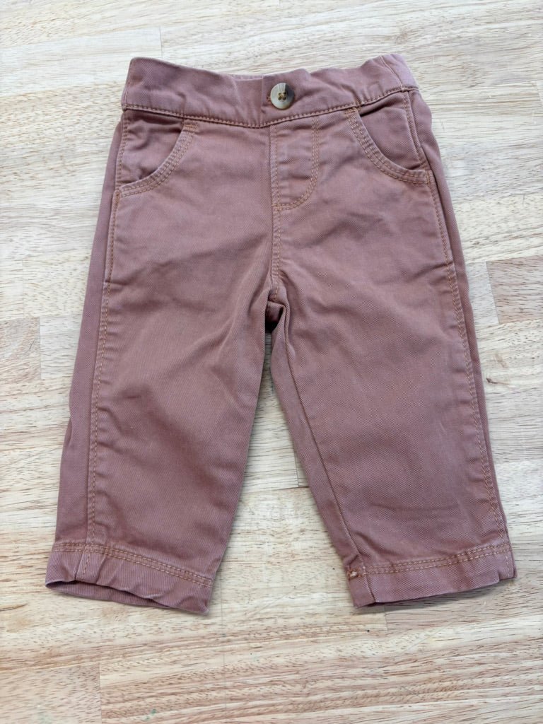 Hatley Baby Chinos - Dark Brown 3 - 6M - Nest and Sprout - Consignment
