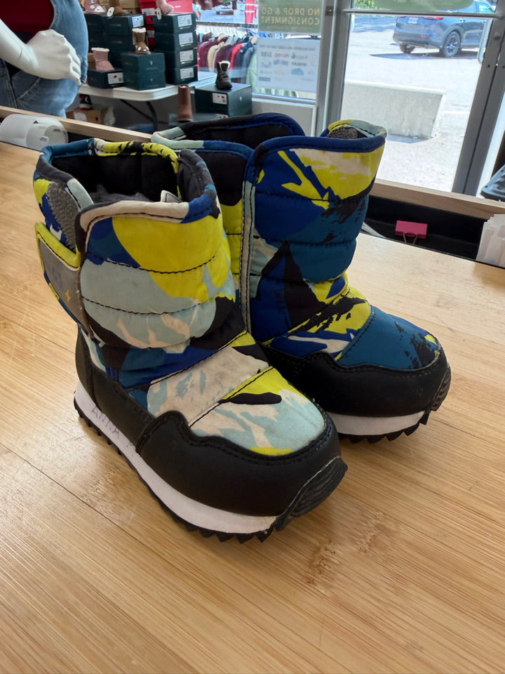 Jan & Jul Toasty Dry Winter Boot – 5.5 / JP 13 (EU 22) | Neon Peak Print