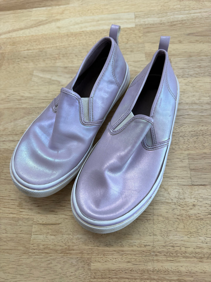 Shimmer Canvas Sneakers – Junior 3 | Purple