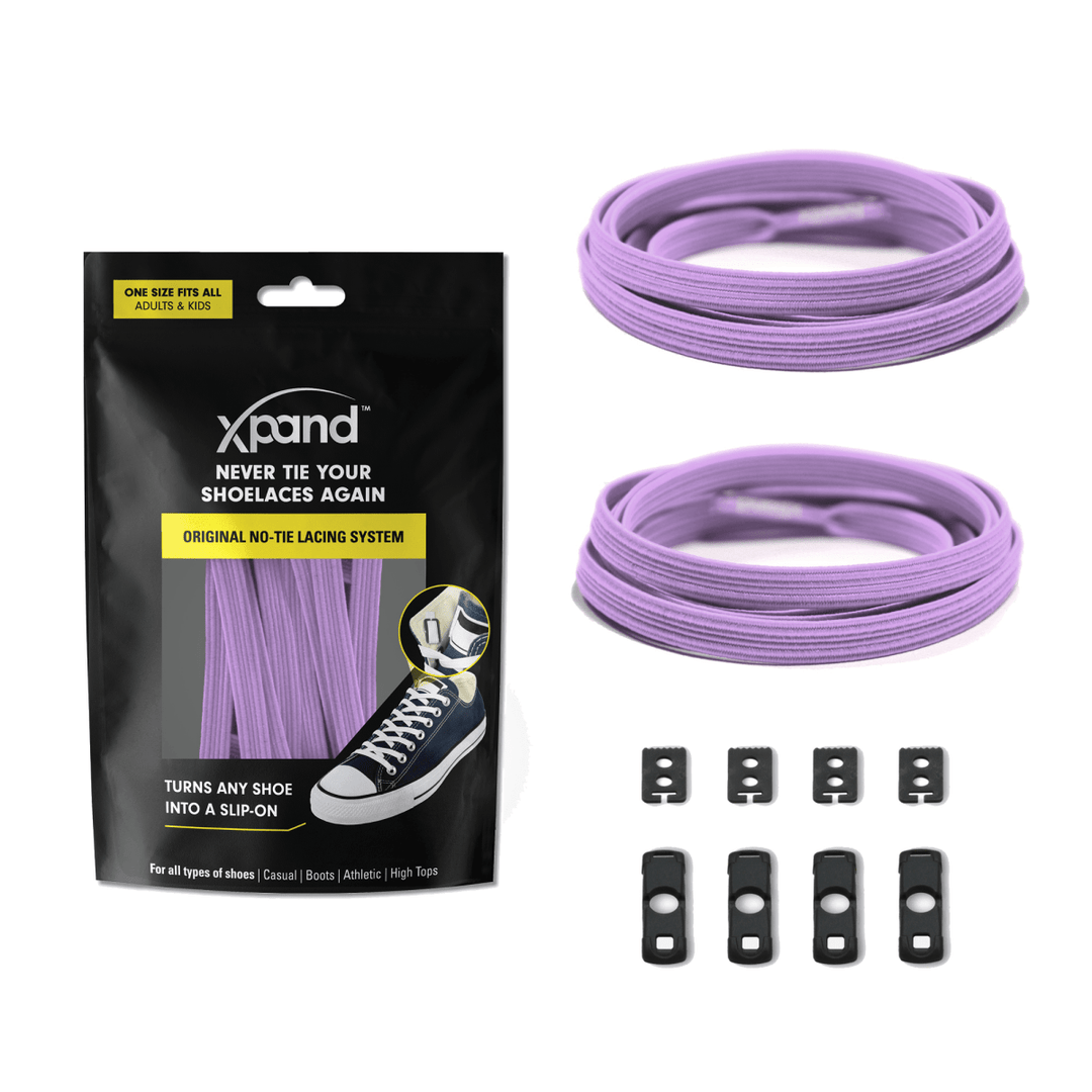 No - Tie Elastic Flat Shoelaces | No More Tying | One Size - Nest and Sprout - Xpand Laces