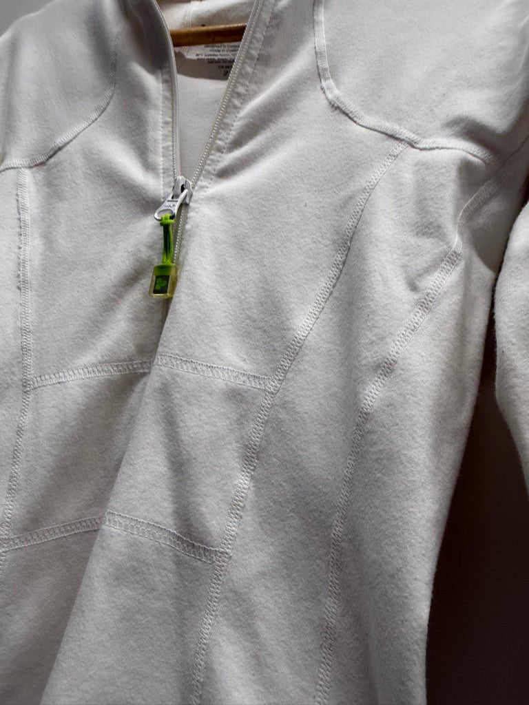Triple Flip Spandex Jacket – 2 (Youth 4/5Y) | White Lycra | Play - Nest and Sprout-Consignment