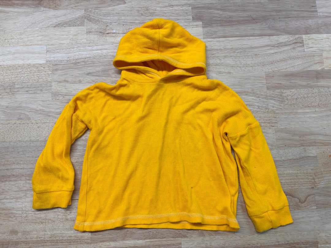 Haven Kids Ribbed Hoodie – 18–24M Yellow play condition
