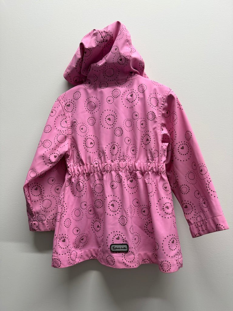 Lullah Bette Rain Jacket – 2–3Y | Pink & Brown - Nest and Sprout-Consignment