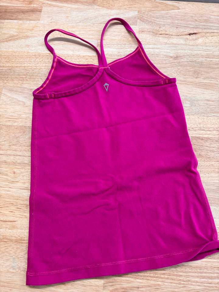 Ivivva Size 8 Bright Fuchsia Racerback Tank Top