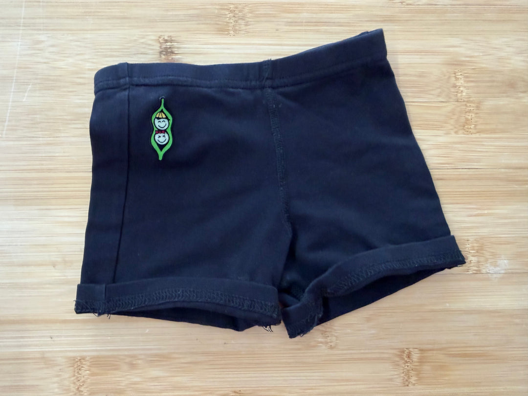 Peekaboo Beans Bike Shorts – 2 | Black