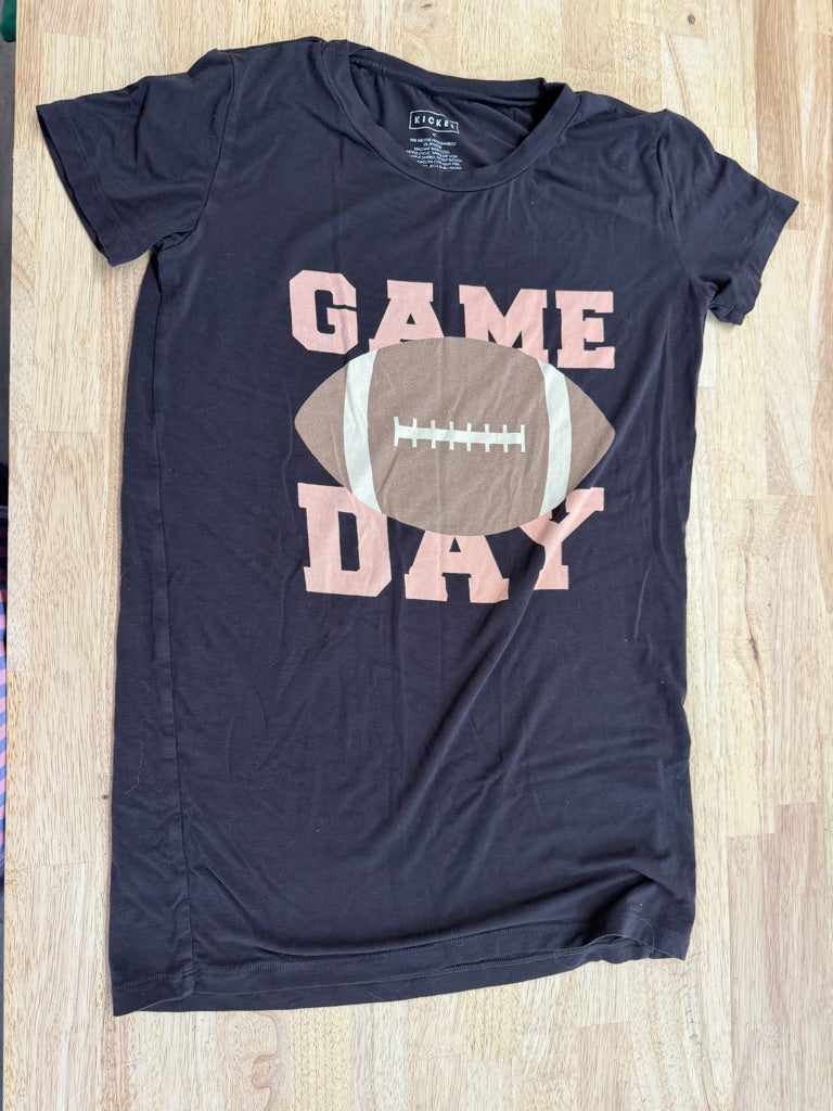 Kickee Pants Game Day Short-Sleeve Shirt – Adult XS | Bamboo