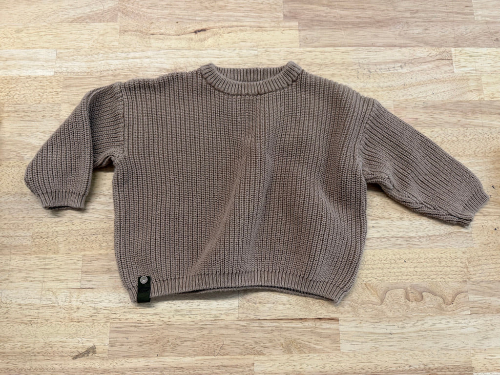 Kove Knit Sweater – 12–18M | Light Brown