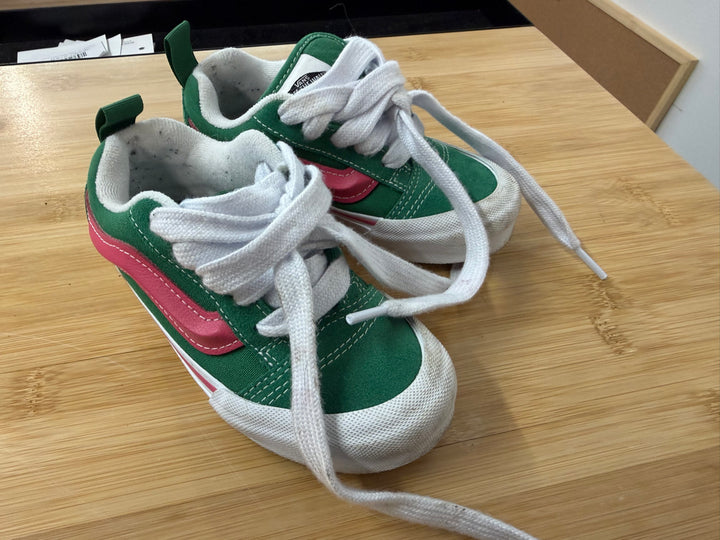 Vans Watermelon Lace-Up Shoes – 11 (EU 29) | Green & Pink Plush Tongue