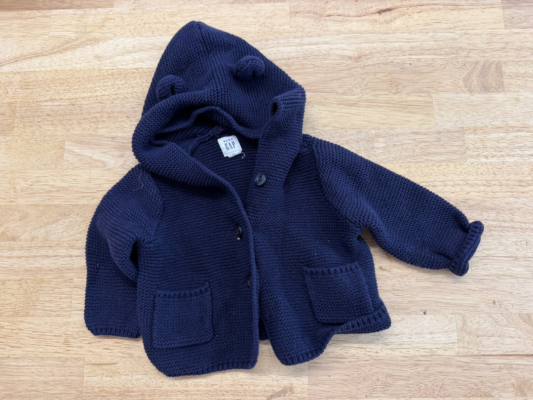 Gap Navy Knit Sweater – 3–6M