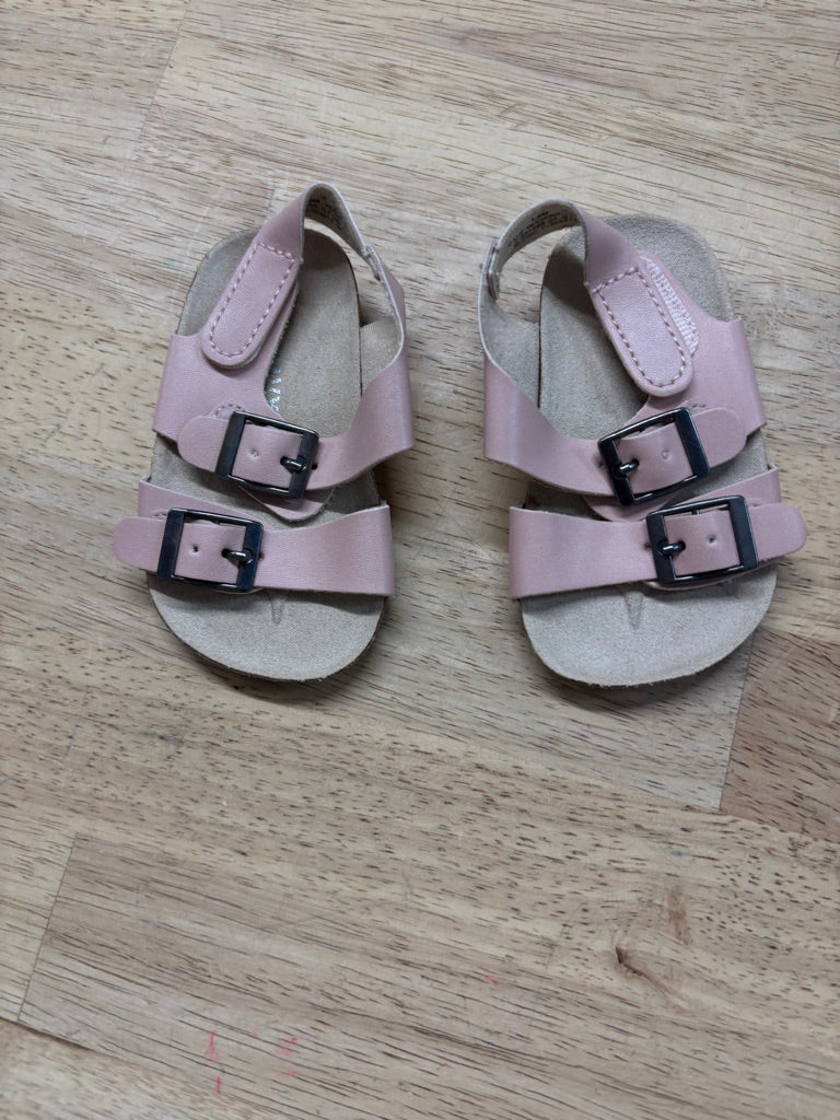 Old Navy Pink Velcro Strap Sandals | Size 3–6M