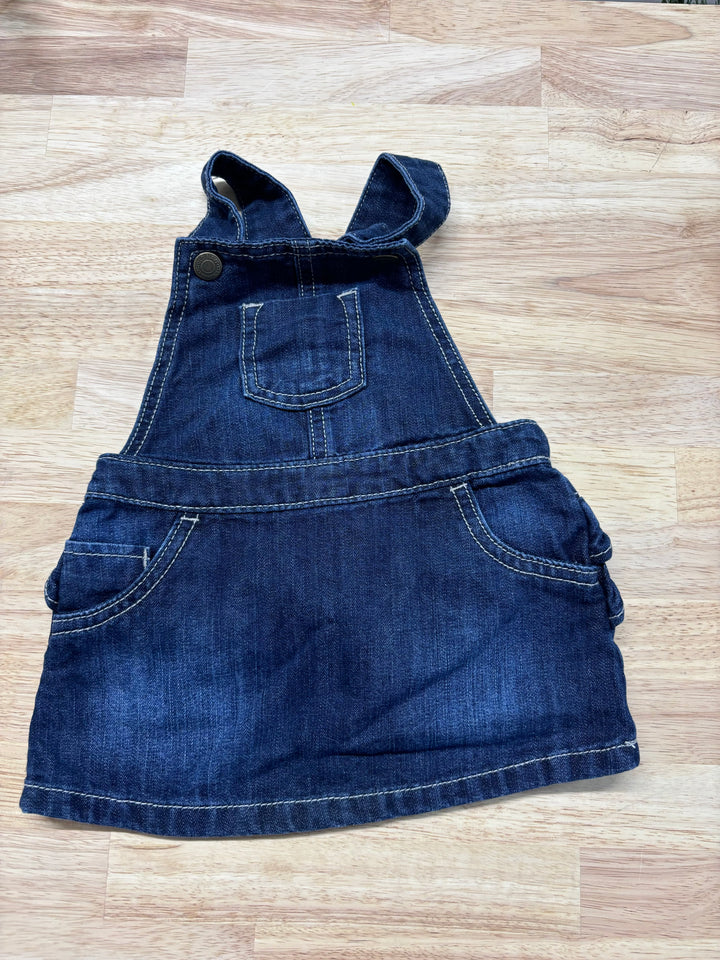 Old Navy Denim Dress Skirt Overalls