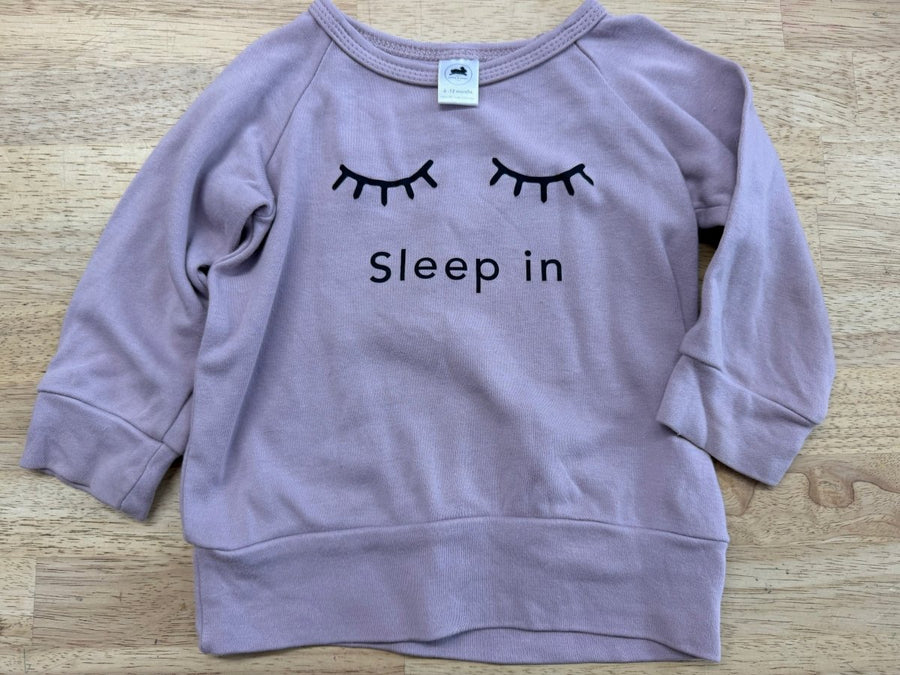 Little & Lively Light Purple Sleep Graphic Shirt – 6–12M - Nest and Sprout-Consignment