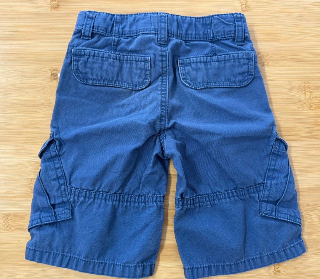 OshKosh Cargo Shorts – 4 | Blue Boy Fit - Nest and Sprout-Consignment