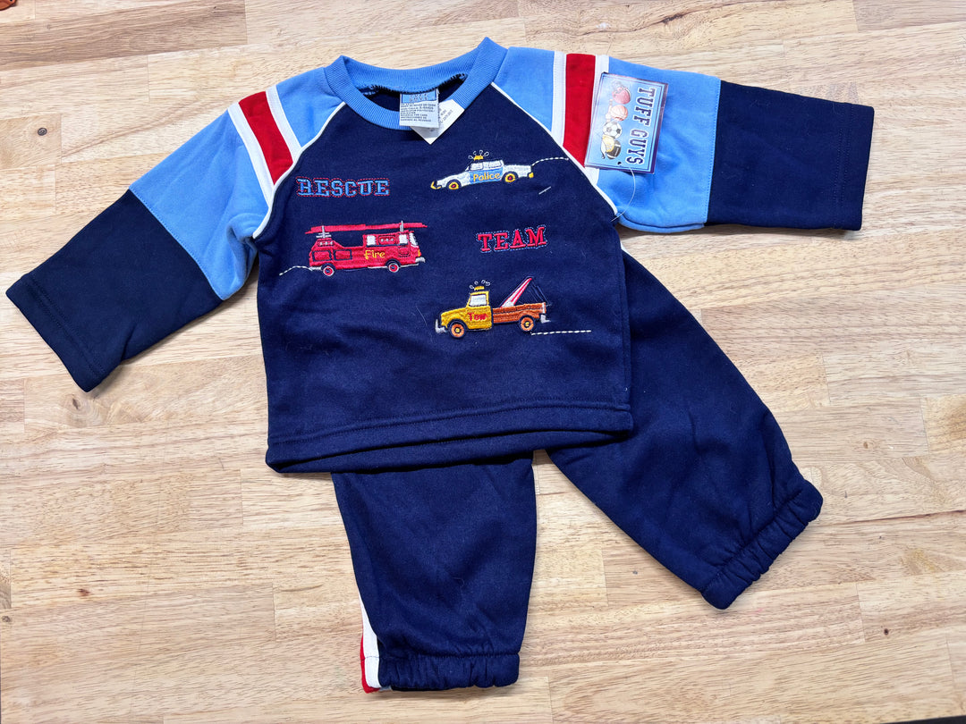 Tuff Guys 3–6M Emergency Vehicle Set NWT