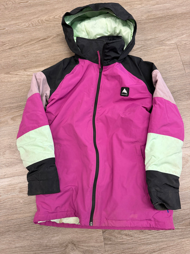 Burton Girls' Hart Jacket – XL 14/16 (164/170cm) | Fuchsia and Purple | Thermacore Eco | Grow With Me Snow Skirt