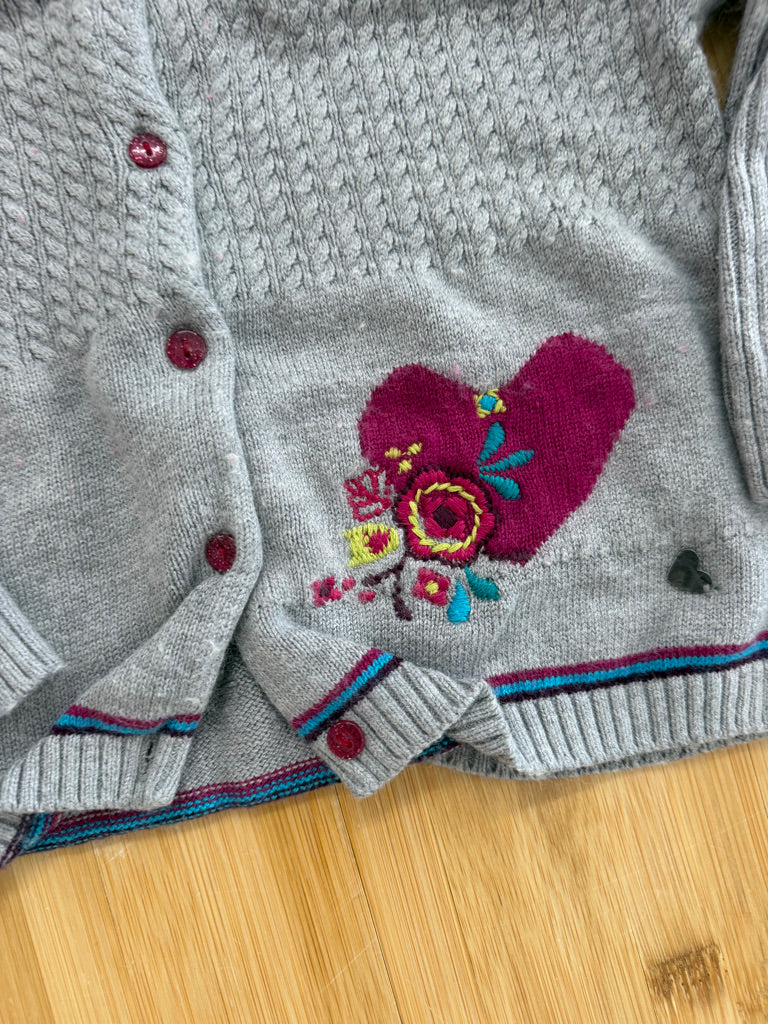 Souris Mini Knit Hooded Sweater Two-Piece Set – 24M