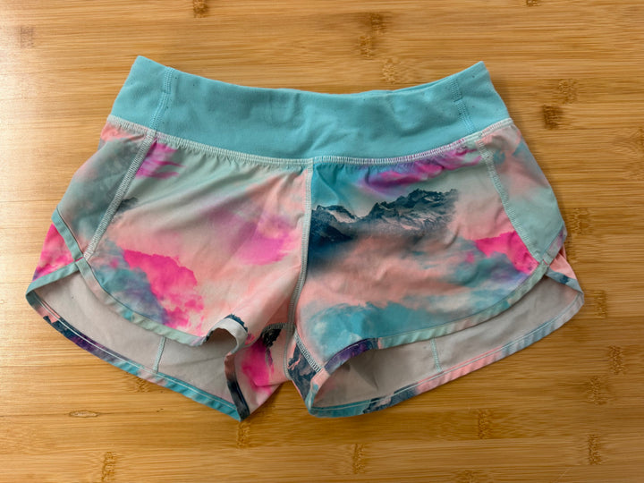 Ivivva Running Shorts – 12 | Blue Mountain Scene | Play