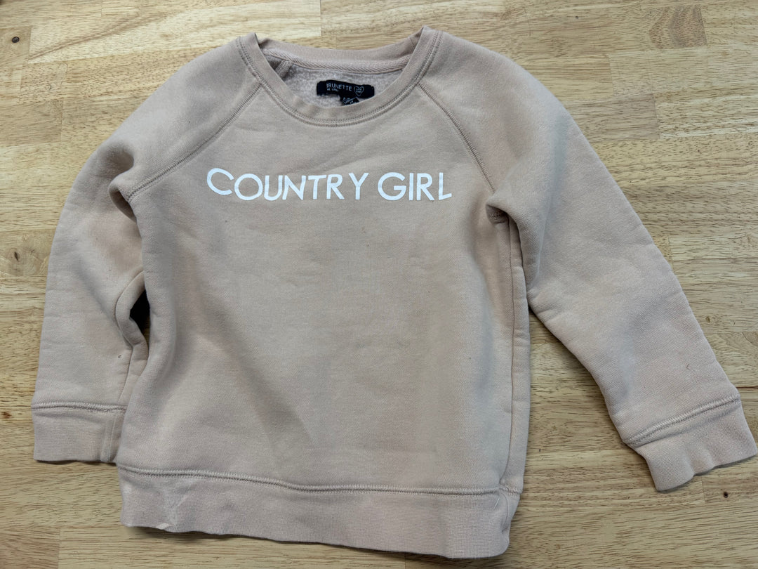 Brunette the Label Country Girl Sweatshirt – 4/5 | Beige | Play