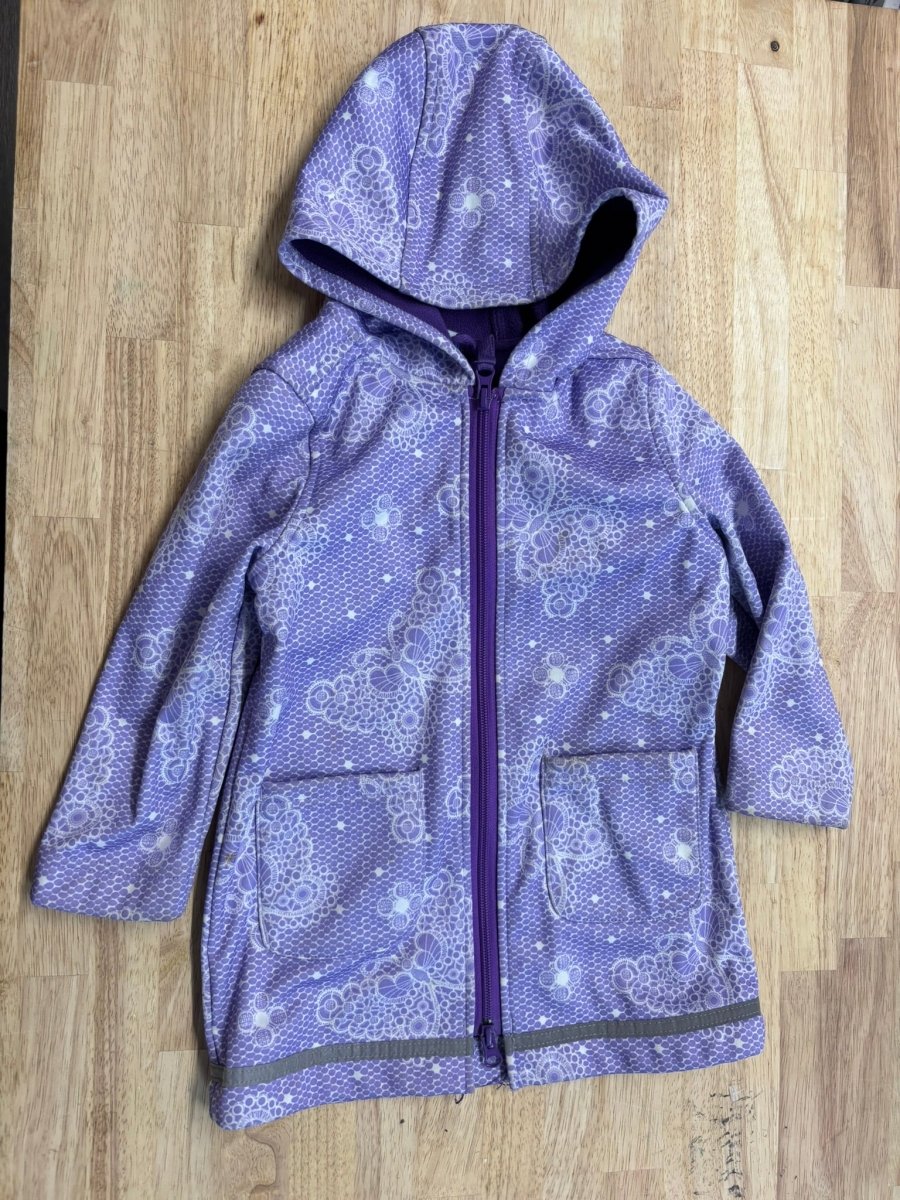 Please Mum Lightweight Purple Jacket 3T - Nest and Sprout - Consignment