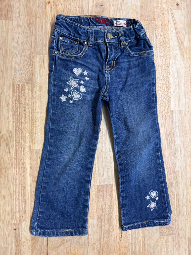 Children’s Place Embroidered Flare Jeans – Size 4T