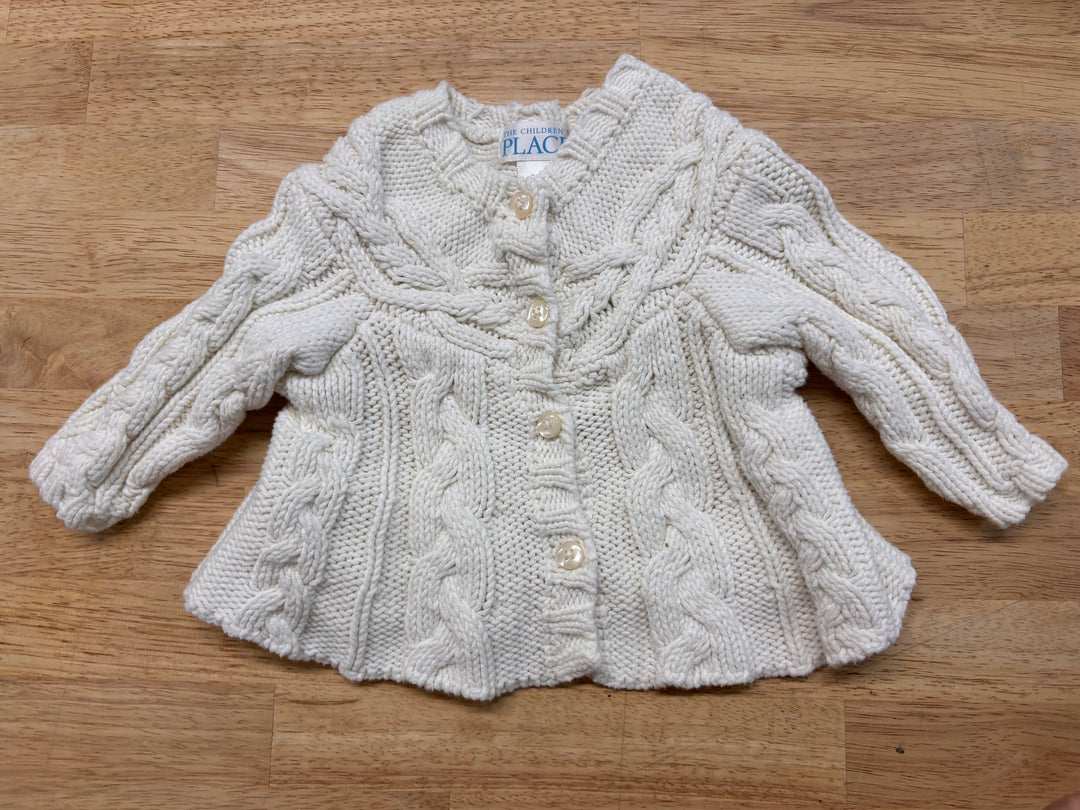 The Children’s Place Sweater – 0-3M Cable Knit