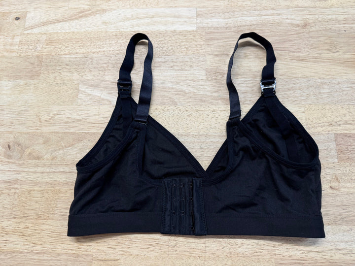 Bumpsuit Crossover Nursing Bra – XL/XXL | Black Triangle
