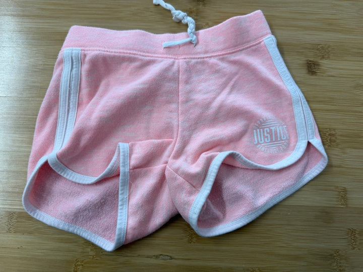 Justice Tie-Up Shorts – 6/7 | Pink | Play - Nest and Sprout-Consignment