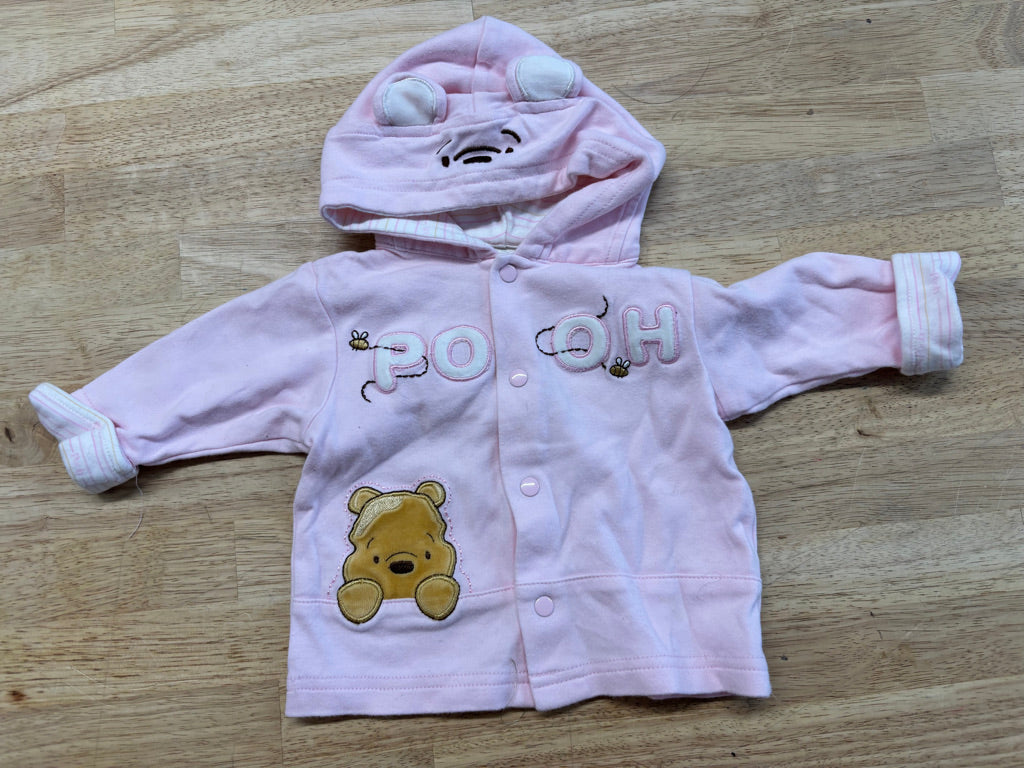 Classic Pooh Snap Cardigan – 0-3M