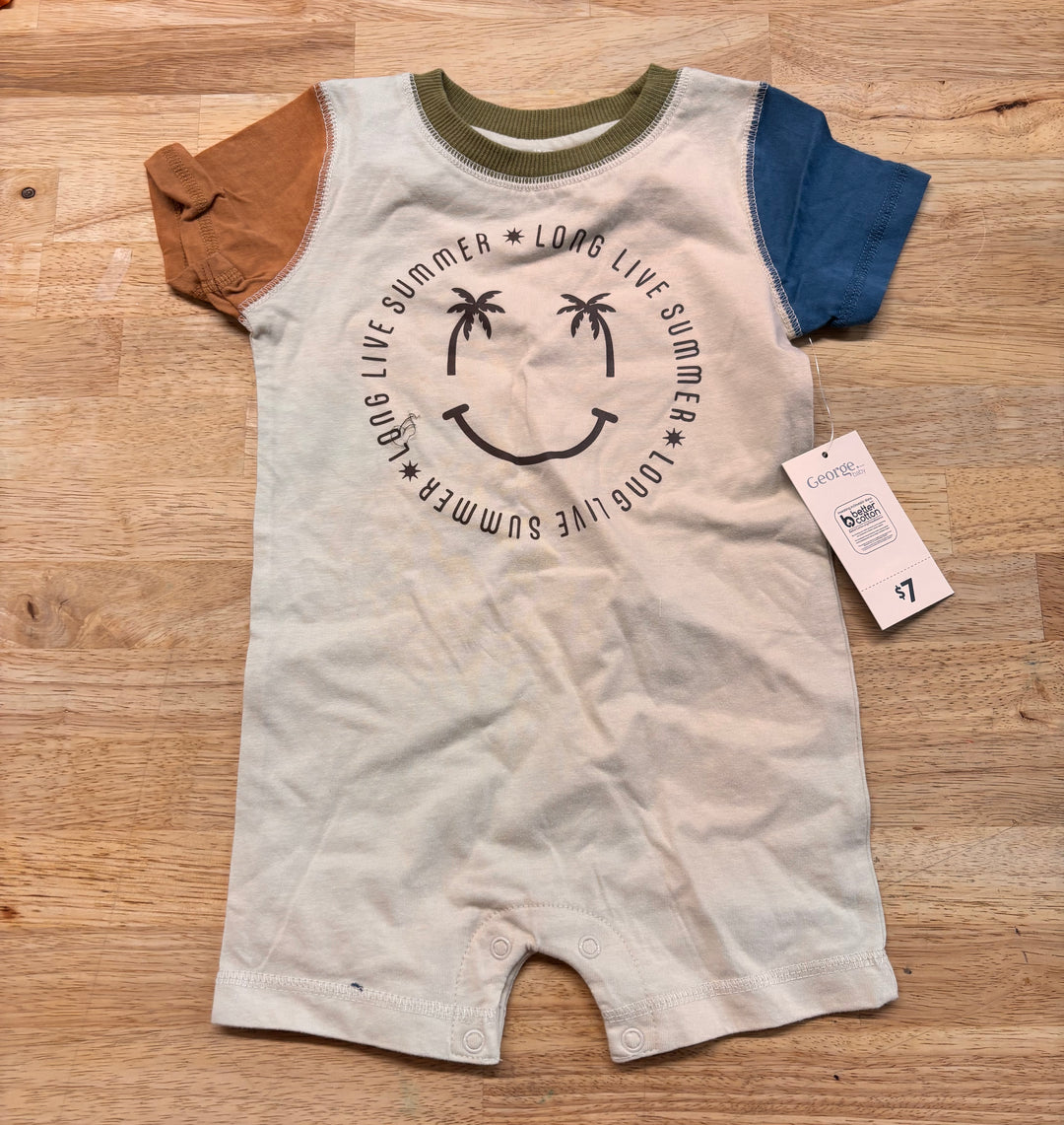 George Summer Romper – 12-18M NWT