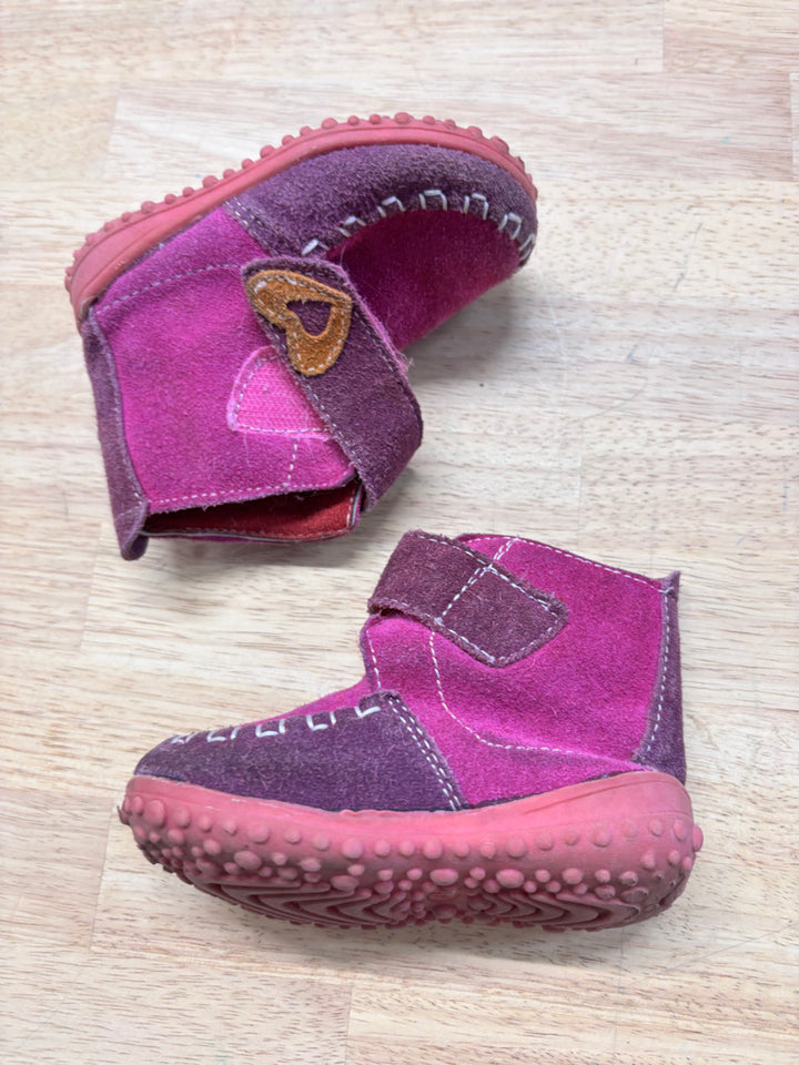Felted Fuchsia Booties Size 6