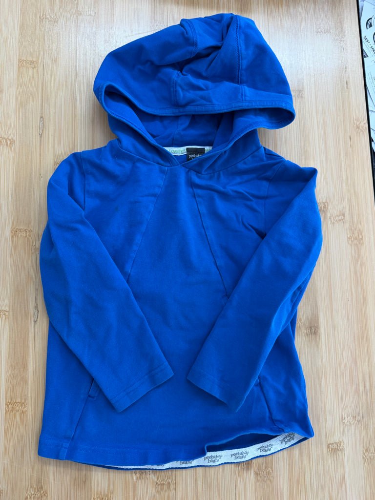 Peekaboo Beans Blue Hoodie – 3 - Nest and Sprout-Consignment
