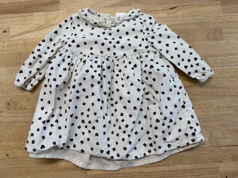 Carter’s Corduroy Cheetah Dress | Size 12M - Nest and Sprout - Consignment