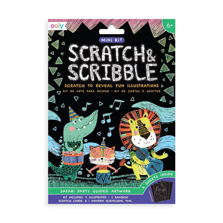 Scratch & Scribble: Mini Kit - Safari Party