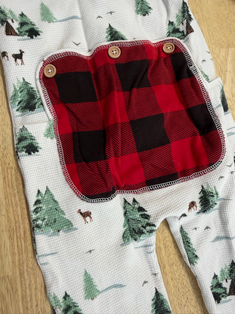 Millie and Moose Waffle One-Piece – 6M | Moose and Forest