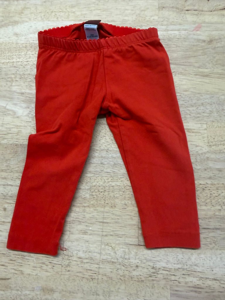 Tea Collection Red Legging – 12–18M - Nest and Sprout-Consignment