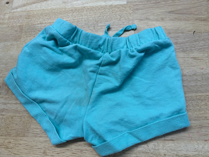 Gap Mint Jersey Shorts Sequin Logo | Size 6/7
