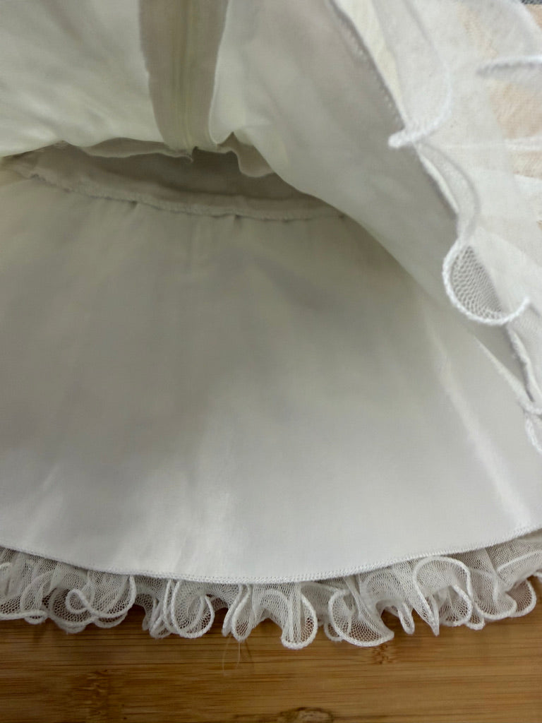 American Princess Special Occasion Dress – 3M | Sequin Top White Glitter Skirt