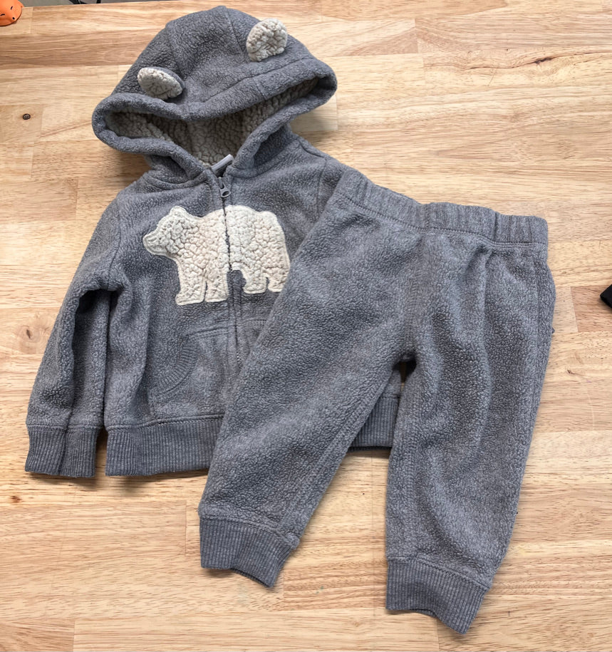 Carters 9M Fleece Set