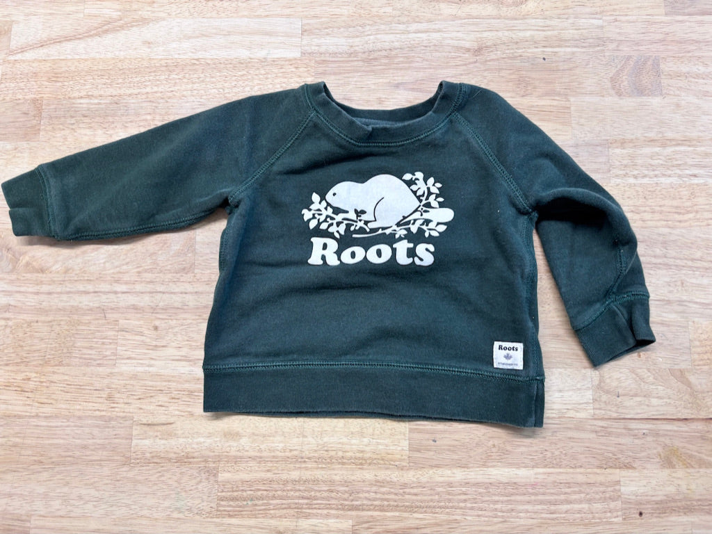 Roots 12–18M Forest Green Sweatshirt